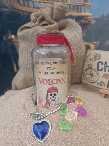 Bouteille de rhum Volcan