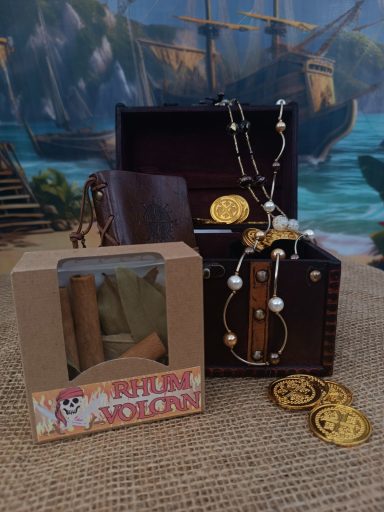 Boîte de rhum Volcan